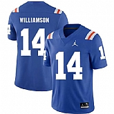 Florida Gators 14 Chris Williamson Blue Throwback College Football Jersey Dzhi,baseball caps,new era cap wholesale,wholesale hats
